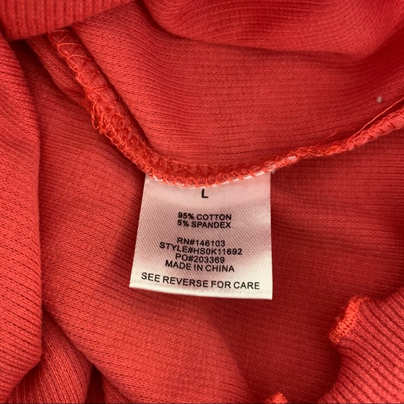 HIPPIE ROSE Tulip Red Americana Knit Crop Top Large - Picture 11 of 14